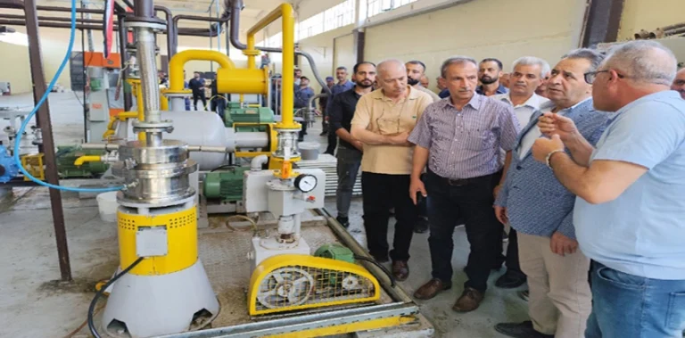 وزارة النفط تضع بئرين في حقل أبو رباح للغاز وخط لإنتاج الشحوم الصناعية بالخدمة