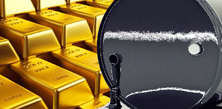 العلاقة بين الذهب والنفط